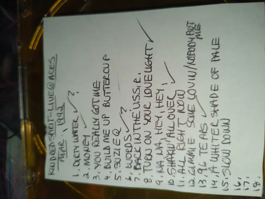 Live at Aces cover